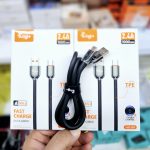 کابل اورجینال KIGپلاس ✅مدل HK84تایپ سی ✅سیلیکونی ضخیم ✅سوکت فلزی ✅توربو🔥 ✅کیفیت فوق العاده